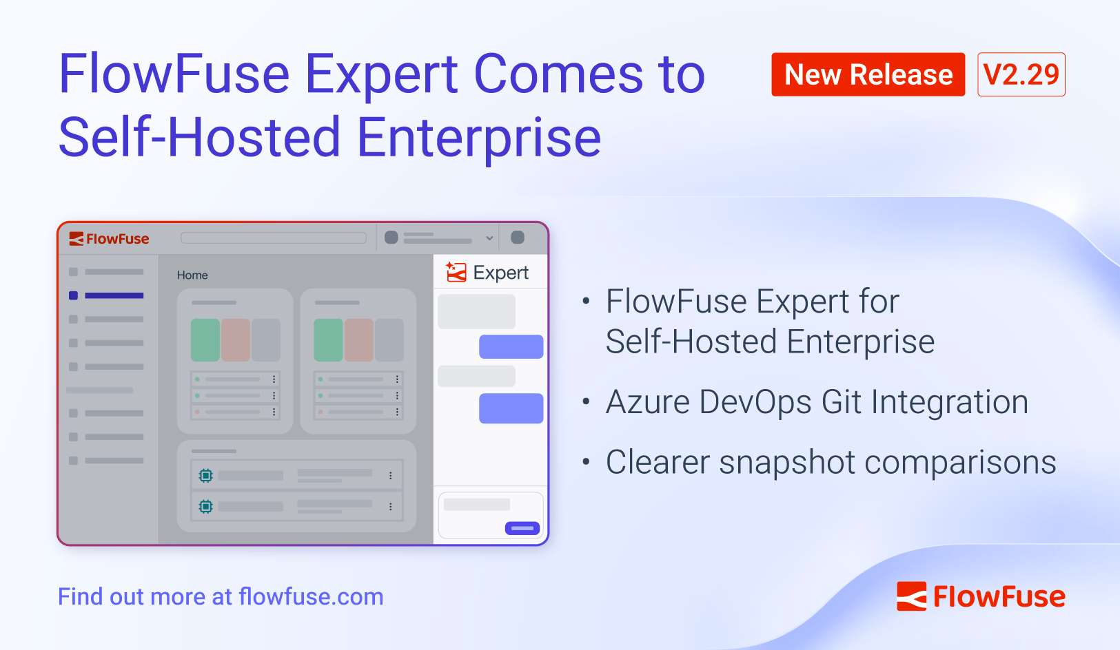 Image representing FlowFuse 2.29: FlowFuse Expert Comes to Self-Hosted Enterprise